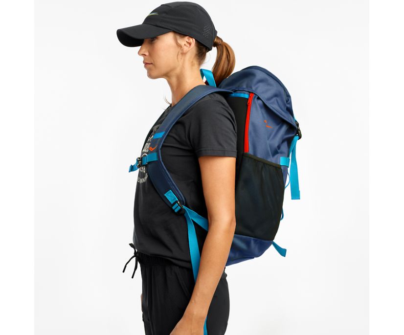 Women's Saucony Overhaul Backpacks Blue | Singapore 348PJJQ